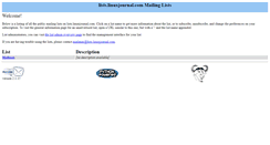 Desktop Screenshot of lists.linuxjournal.com